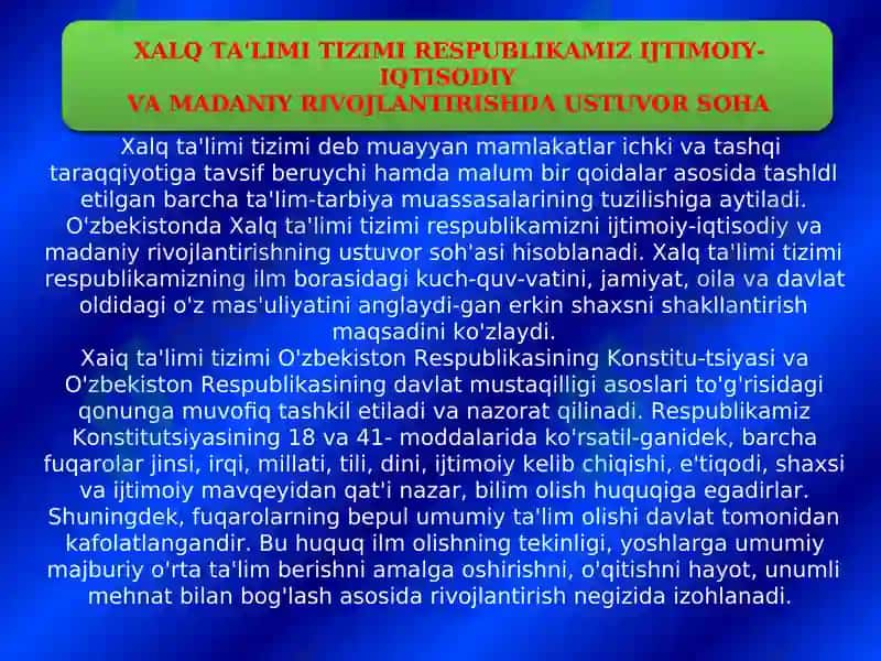 Xalq ta'limi tizimi 3