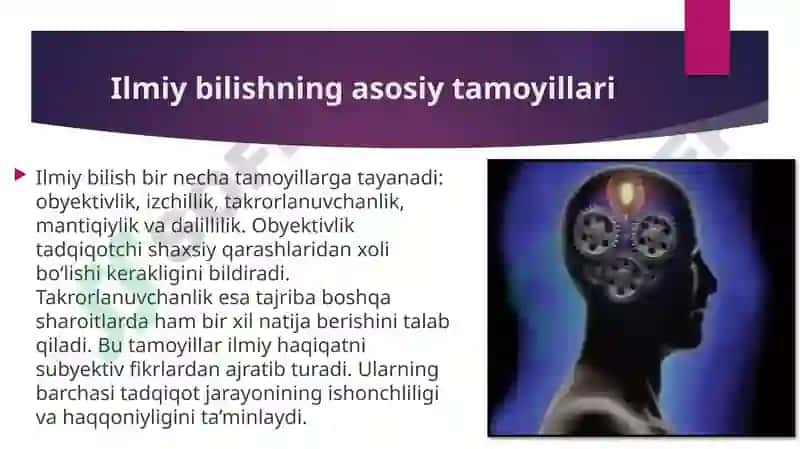 Ilmiy boʻlimda xaqiqat asosiy yondashuvlar 3