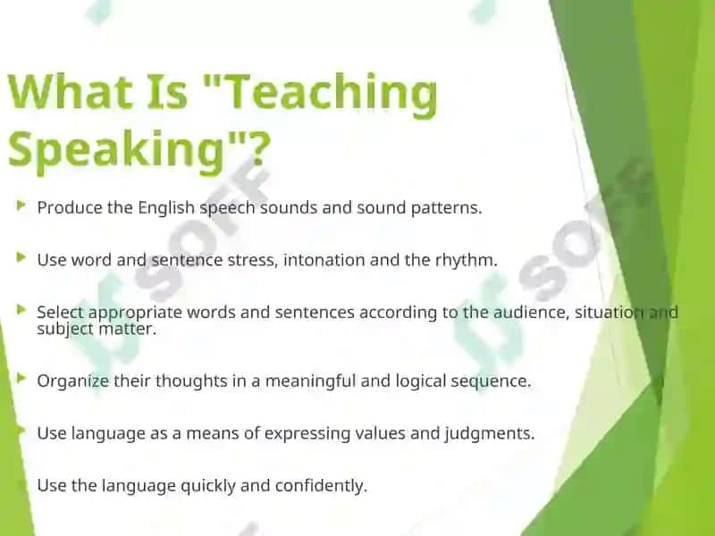 DEVELOPING SPEAKING SKILLS 3