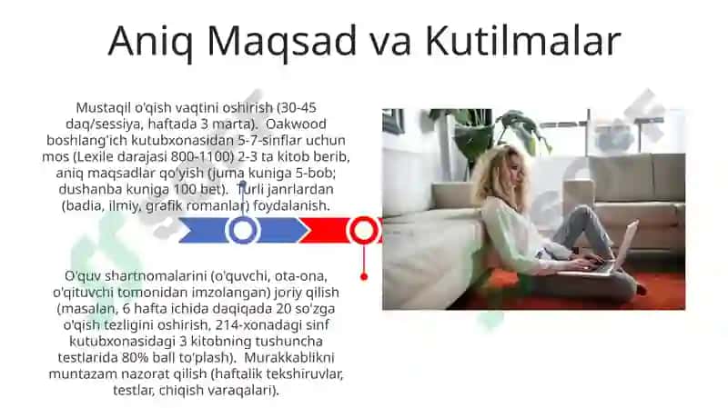 Mustaqil o'qish darslari 3