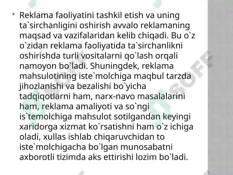 Reklama ijtimoiy mazmun mohiyati 3