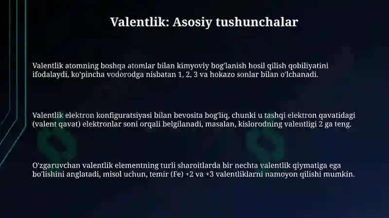 Valentlik.Elektromanfiylik 3