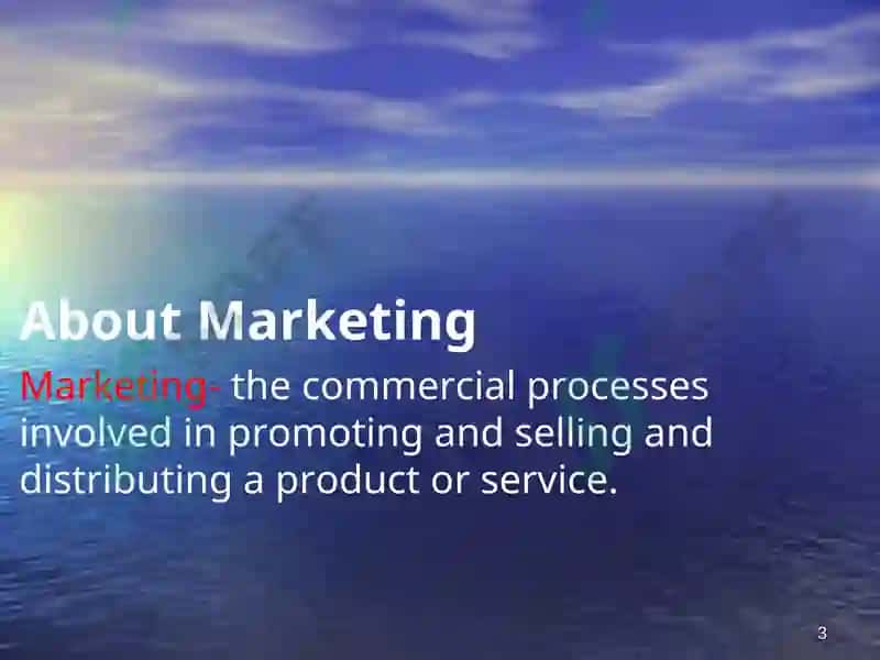 Marketing Concepts 3