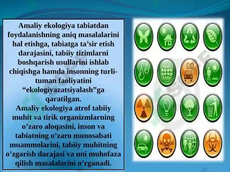 Ekologiya tushunchasi. 3