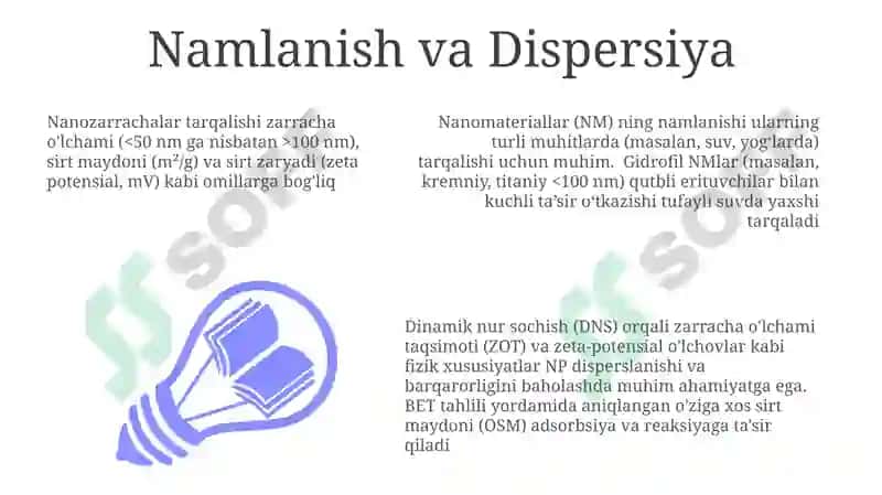 Nanozarrachalarning fizik xossalari 3