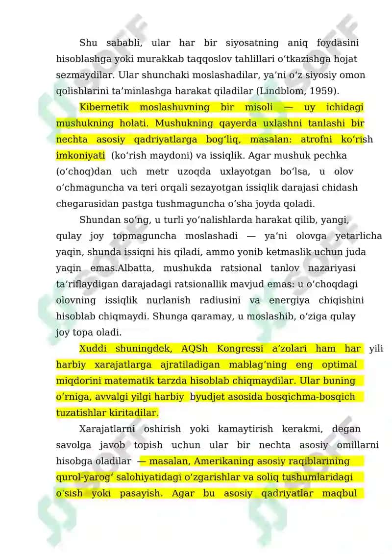 KIBERNETIK NAZARIYA; tashqi siyosat 3