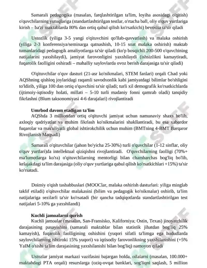 O'qituvchining jamiyatda tutgan o'rni 3