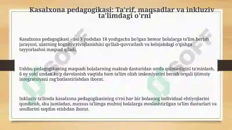 Kasalxona pedagogikasi 3