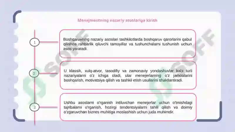 Menejmentning nazariy asoslari 3