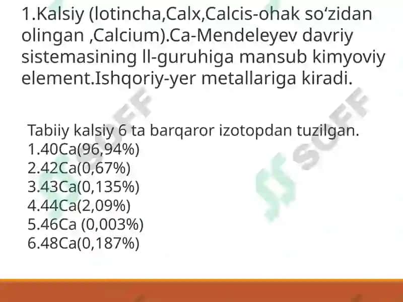 Kalsiy 3