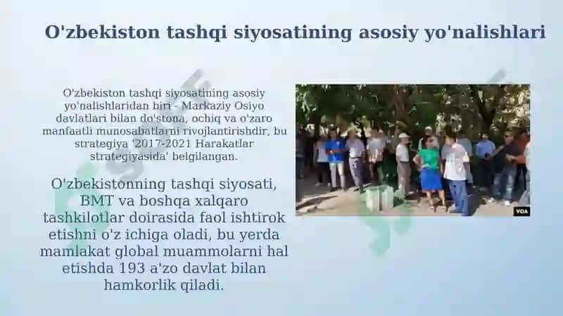 O'zbekiston va jahon hamjamiyati 3