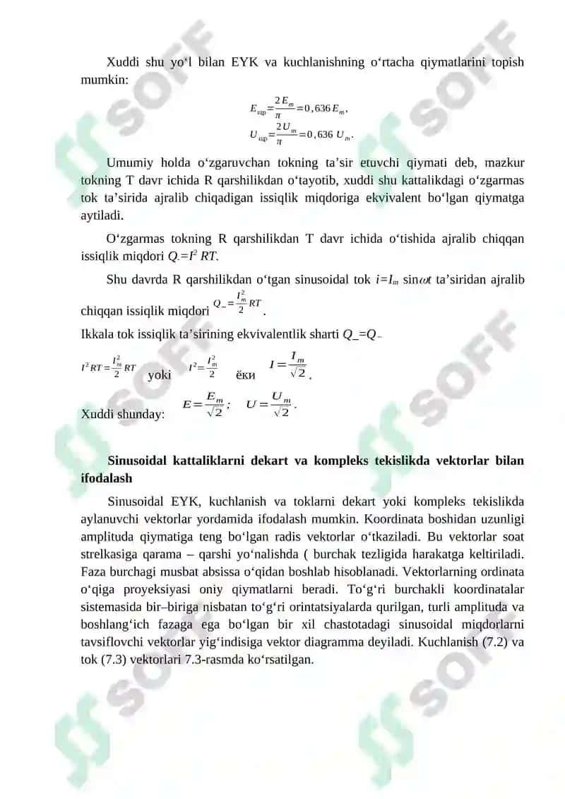 Sinusoidal signal ta’siri 3