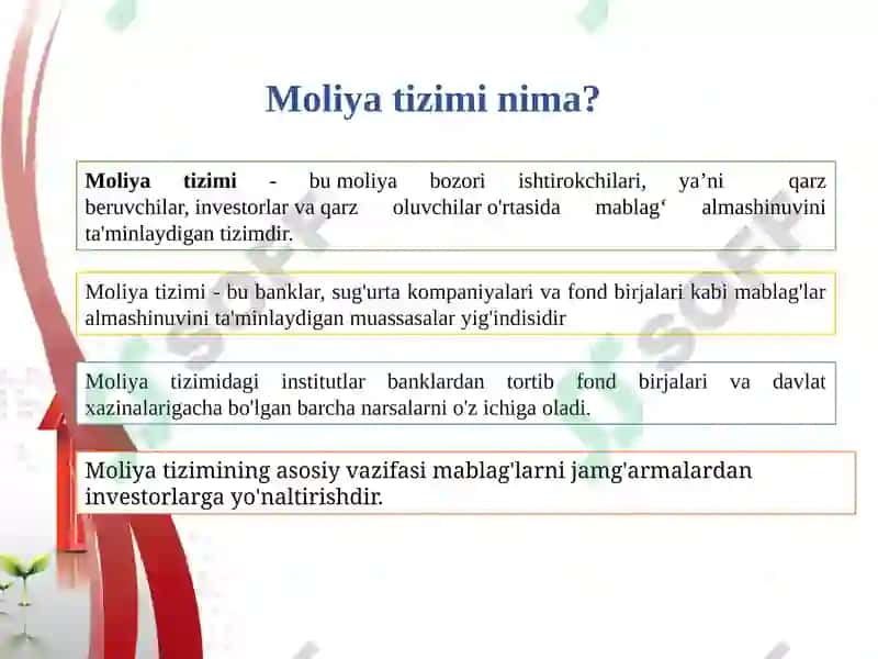 Молия бозори ва фоиз ставкалари 3