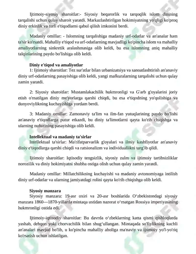 Islom Dinining Paydo BoʻLishidagi Ijtimoiy Siyosiy Va Madaniy Sharoitlari 3