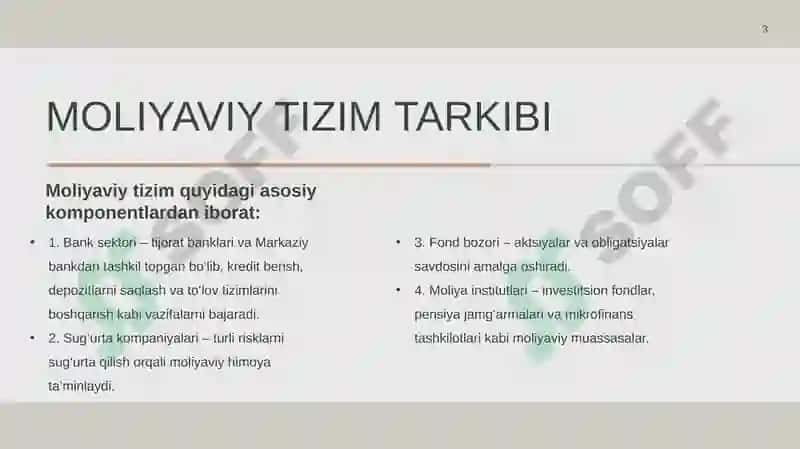 Moliyaviy tizim 3