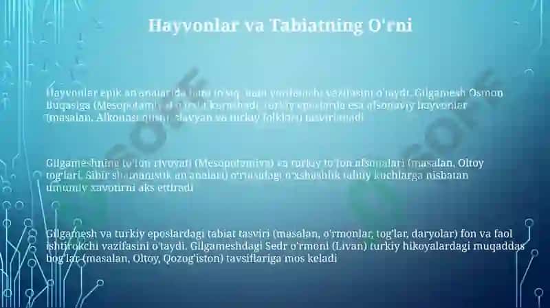 Gilgamesh dostoni 3