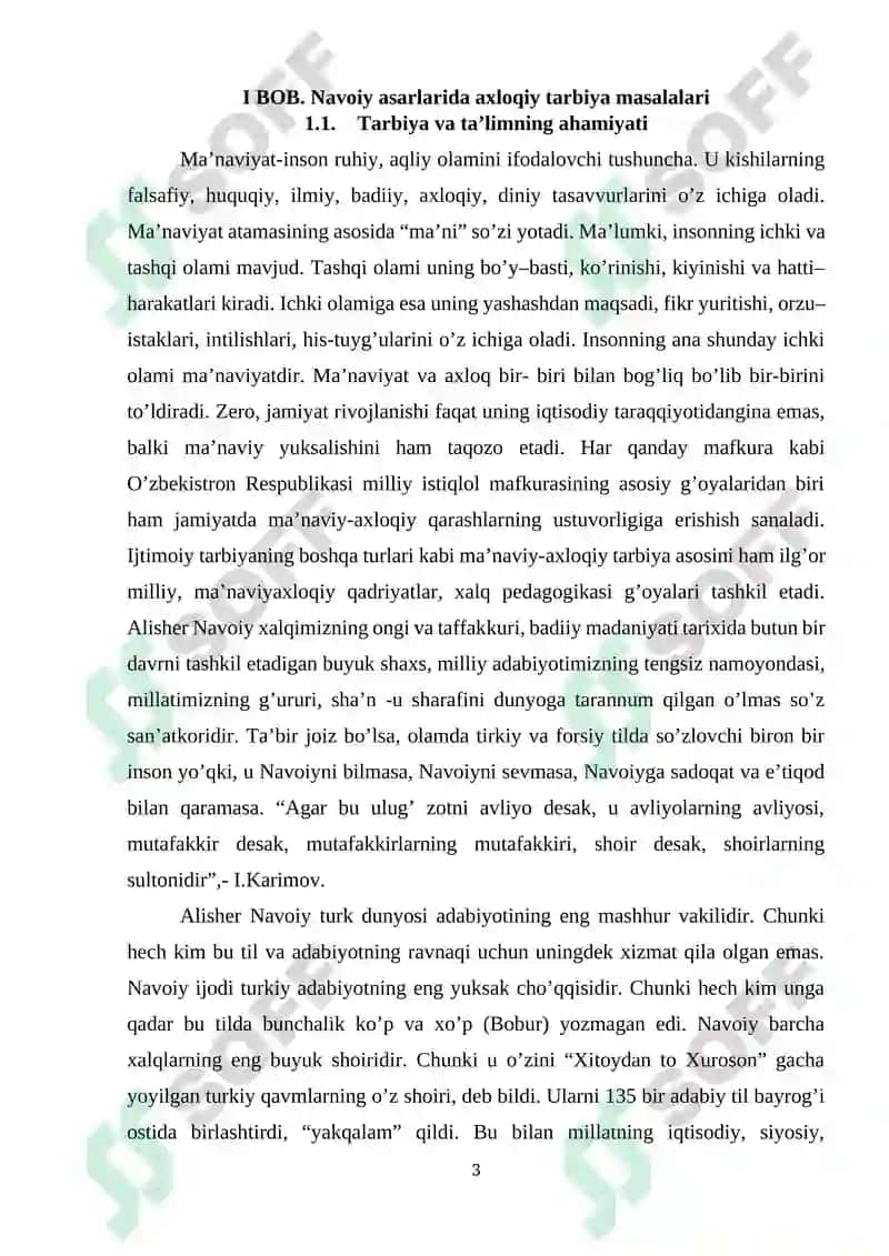 Navoiy asarlarida axloqiy tarbiya masalalari 3