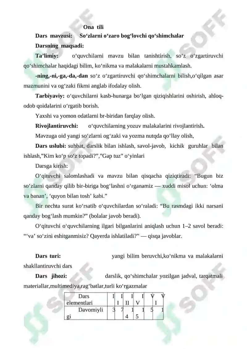 So‘zlarni o‘zaro bog‘lovchi qo‘shimchalar 3