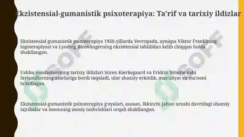 Ekzistensial-gumanistik psixoterapiya 3