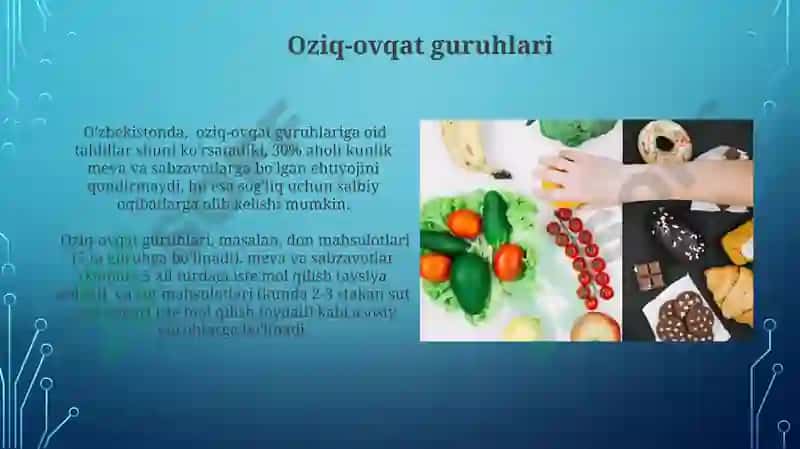 Oziq-ovqat guruhlari 3