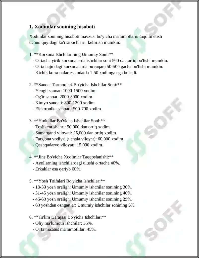 XODIMLAR SONI VA TARKIBINING TAHLILI 3