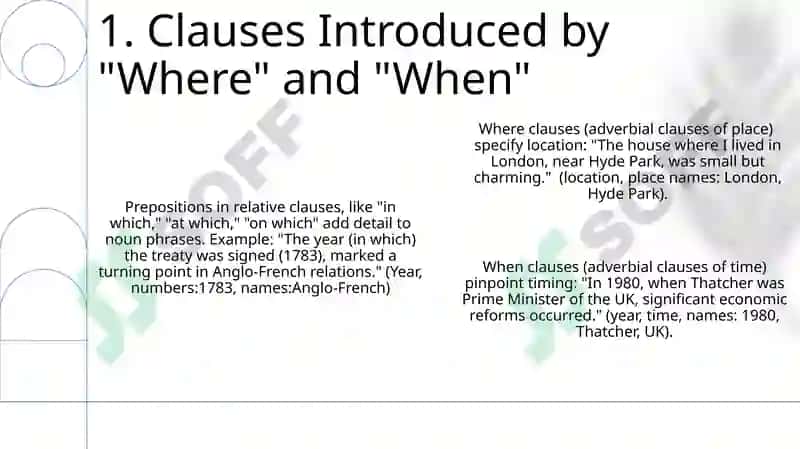 Prepositions in relative clauses 3