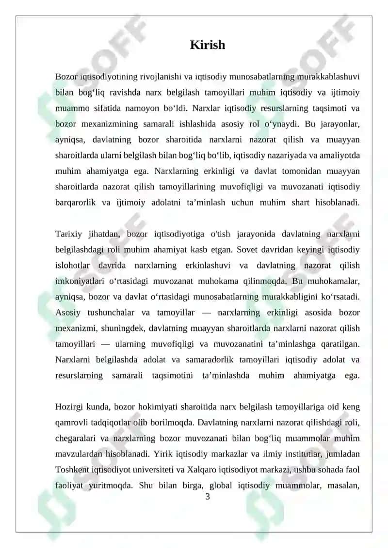 Narx belgilash tamoyillari 3