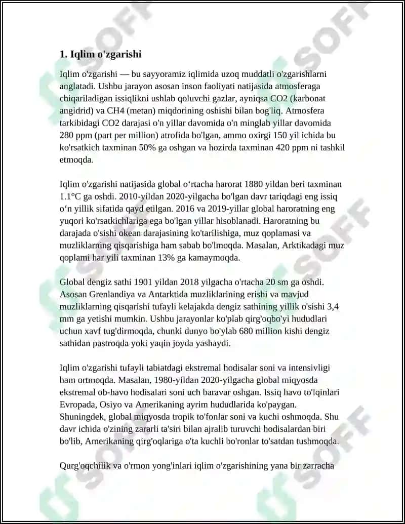 CURRENT ENVIRONMENTAL ISSUES 3