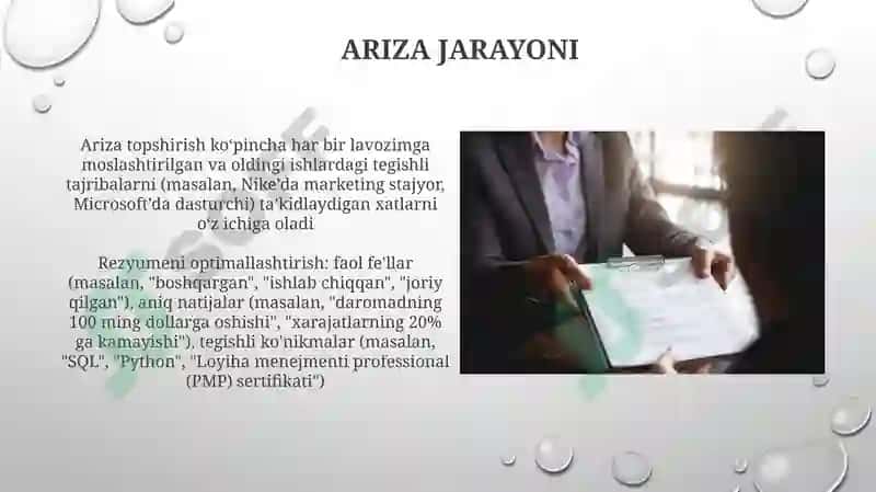 Rezyume Asoslari 3