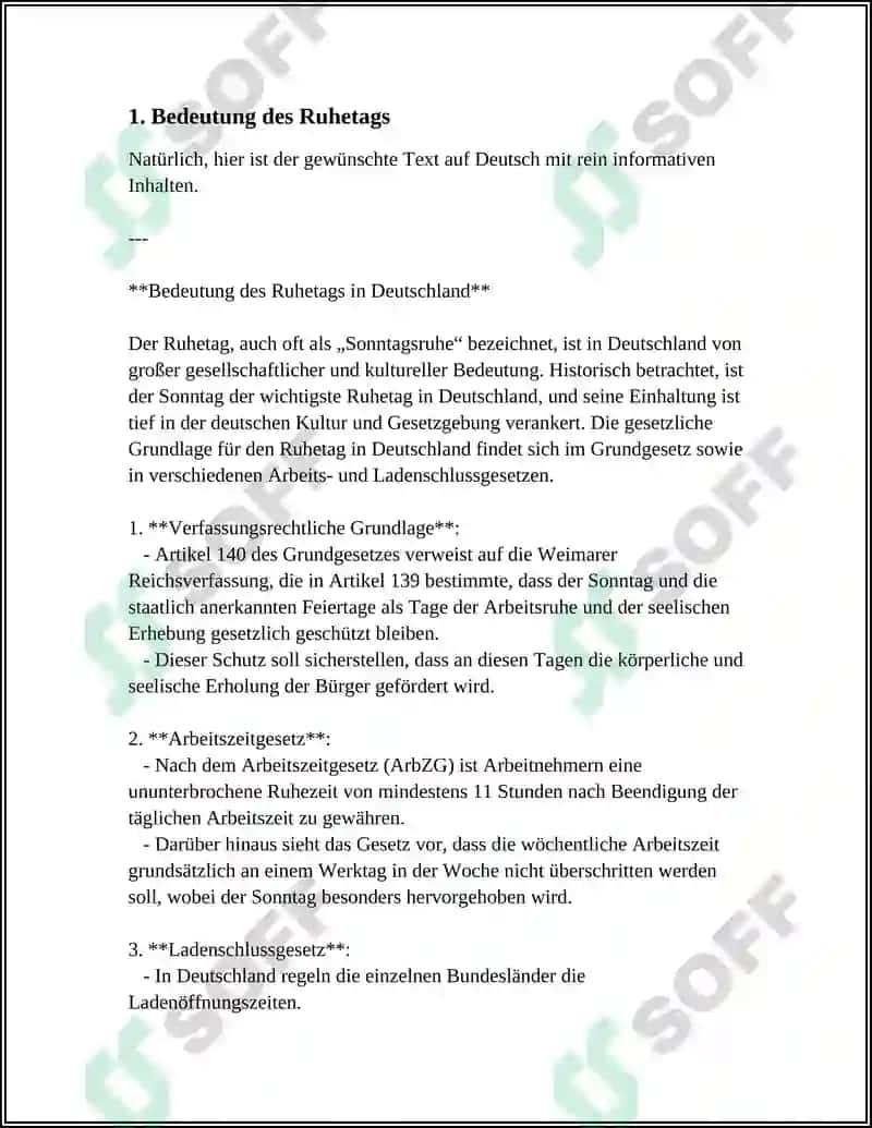 MEIN RUHENTAG 3