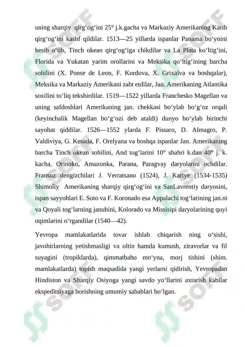 Buyuk geografik kashfiyotlar va uning talimotlarga ta’siri 3
