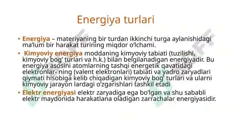 KIMYOVIY TERMODINAMIKA VABIOGENETIKA 3
