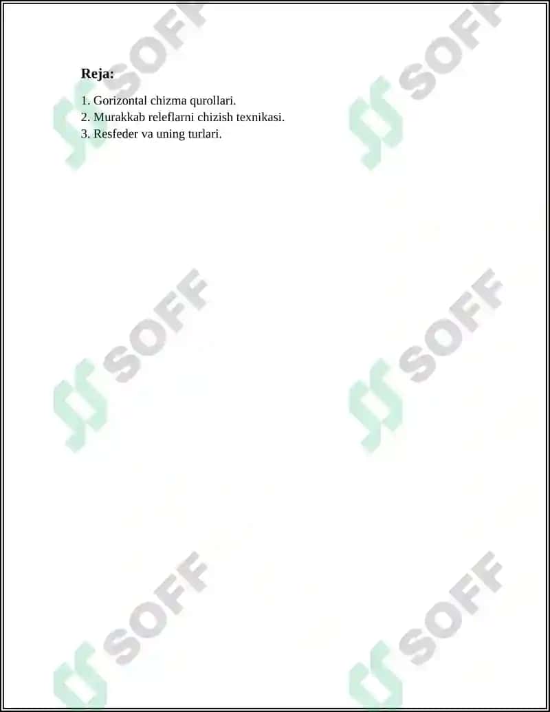 Gorizontal chizma qurollari 3