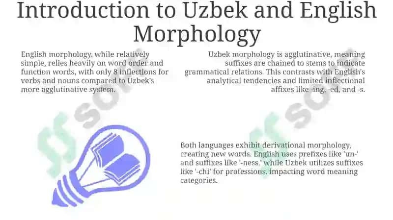 Introduction to Uzbek and English Morphology 3