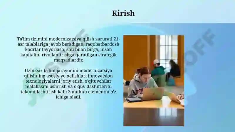 Uzluksiz ta'lim tizimi 3