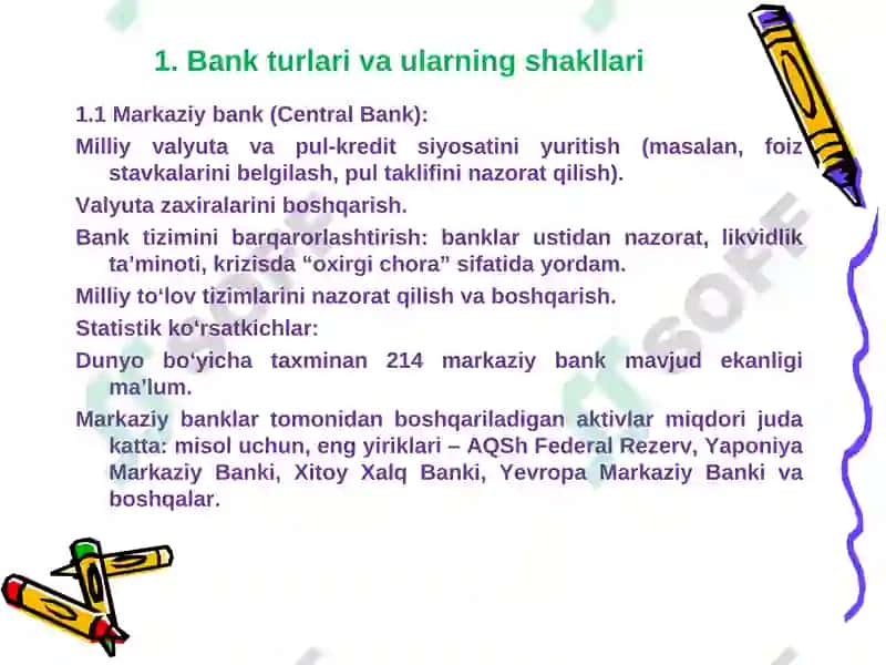 Xalqaro bank ishi nazariyasi va amaliyoti 3