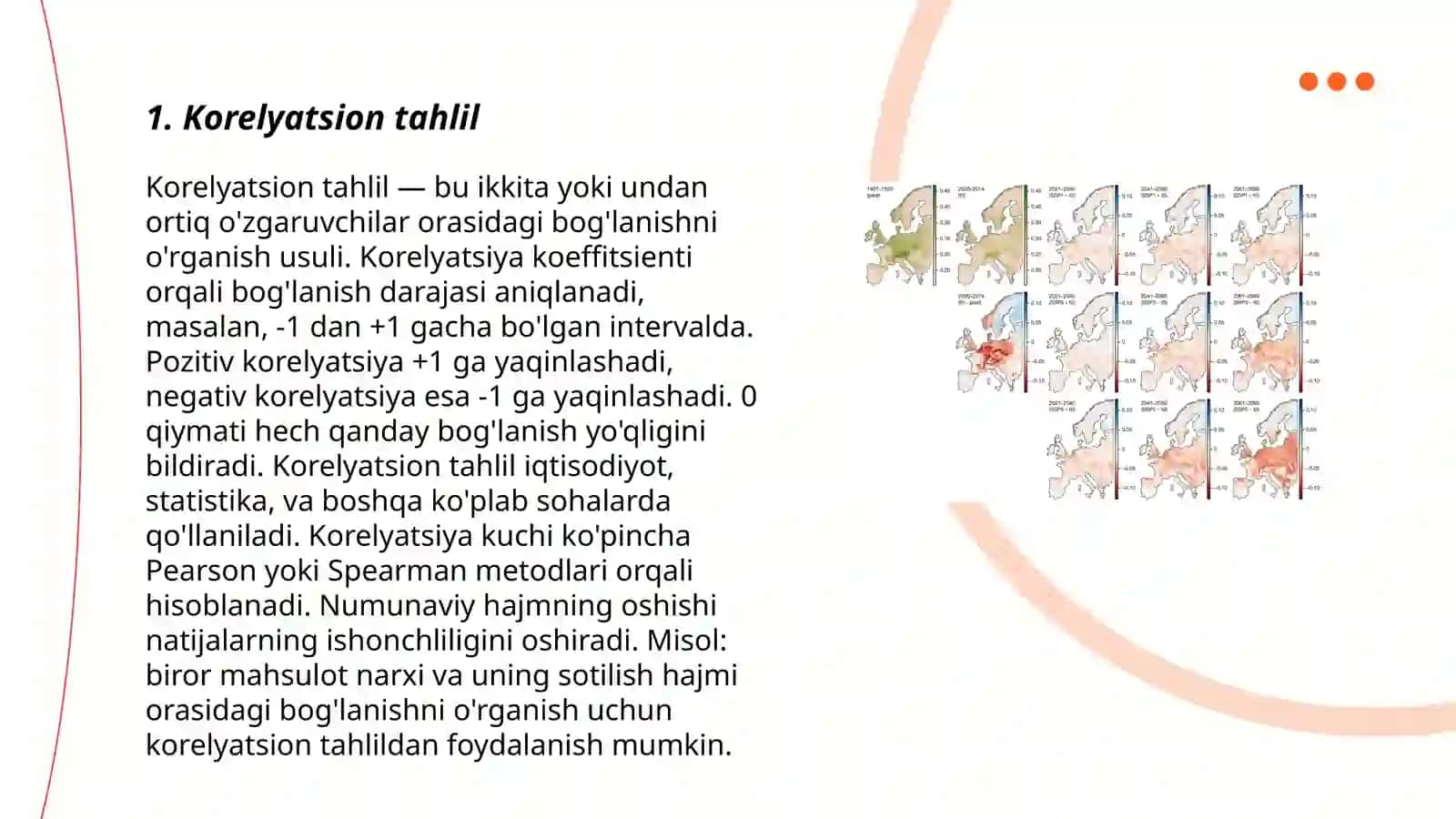 Korelyatsion tahlil 3