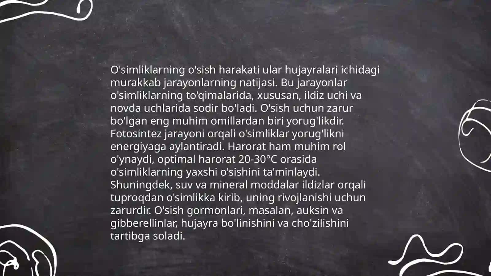 O'simliklardagi harakatlarni o‘rganish 3