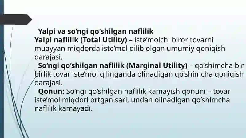 Iste’molchilar xulqi nazariyasi 3