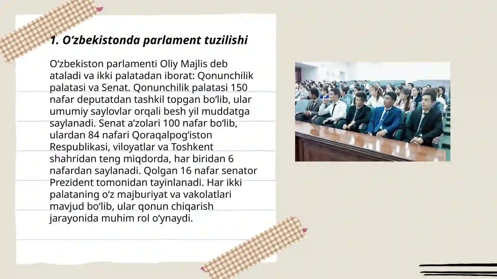 Oʻzbekistonda parlament va saylov tizimi undagi islohatlar 3