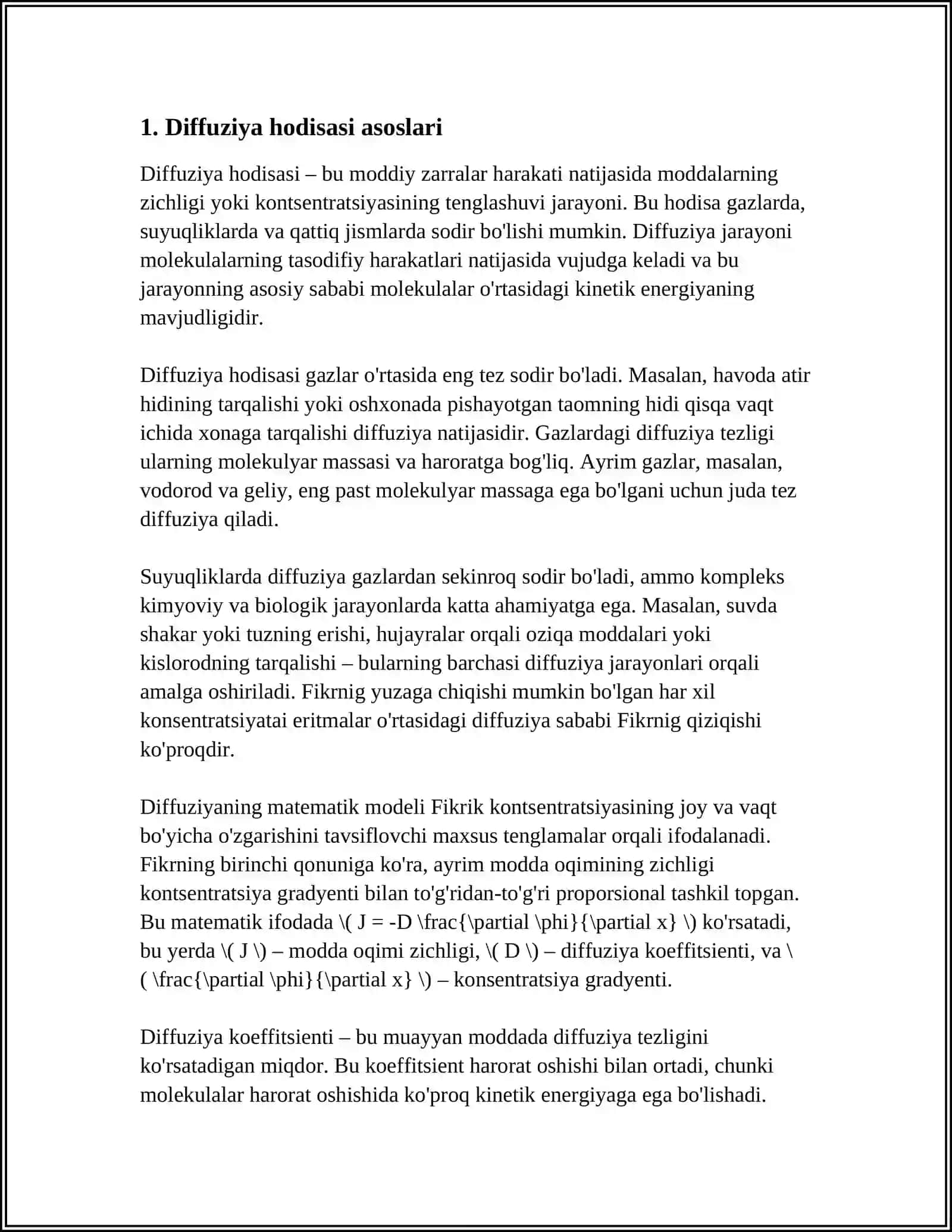 QATTIQ JISMLARDA DIFFUZIYA HODISALARI 3