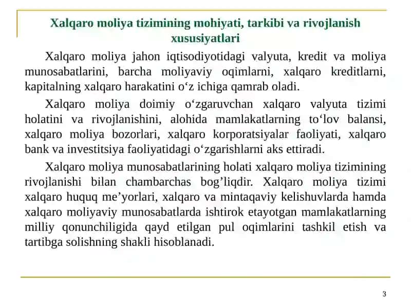 Xalqaromoliyatizimi 3