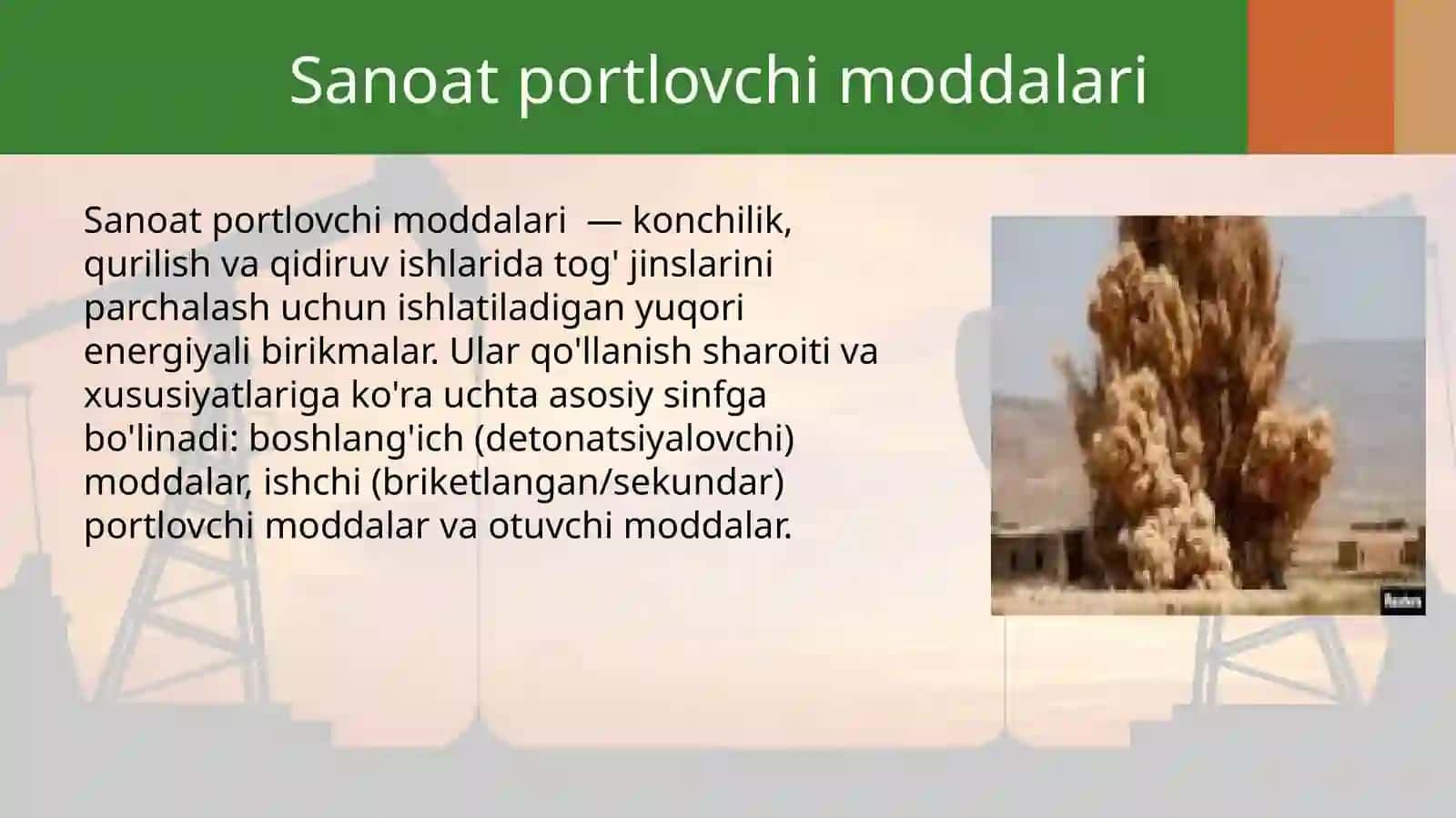 Sanoat portlovchi moddalari 3