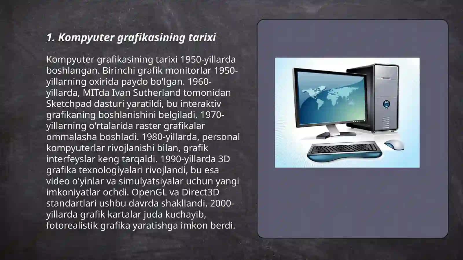 Kompyuter grafikasi va uning turlari 3