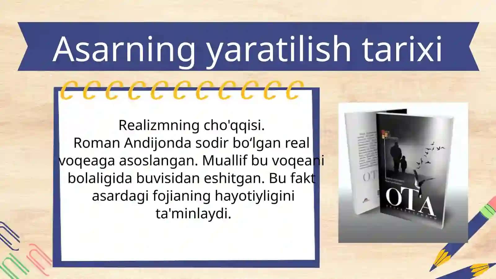 Ulug'bek Hamdamning "Ota" romanidagi obrazlar talqini 3