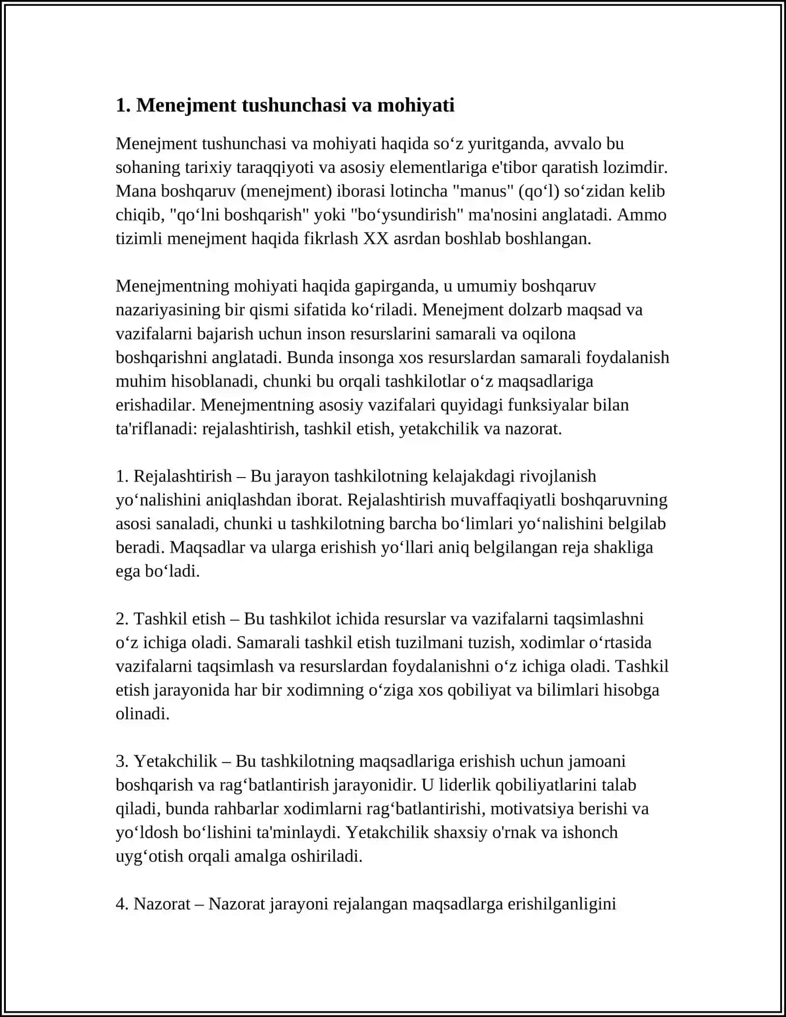 MENEJMENTNING TAMOYILLARI 3
