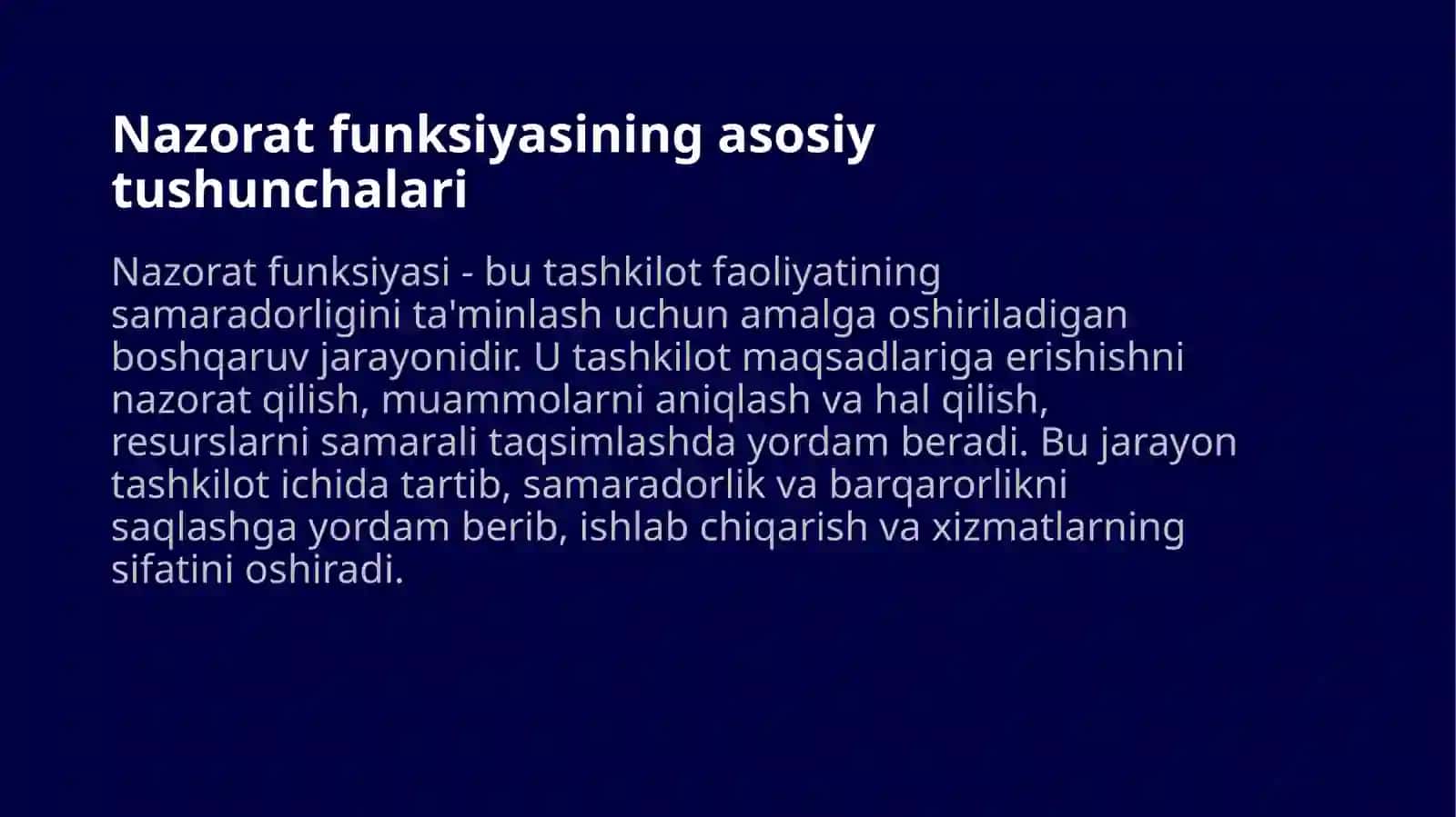 Menejmentda nazorat funksiyasi 3