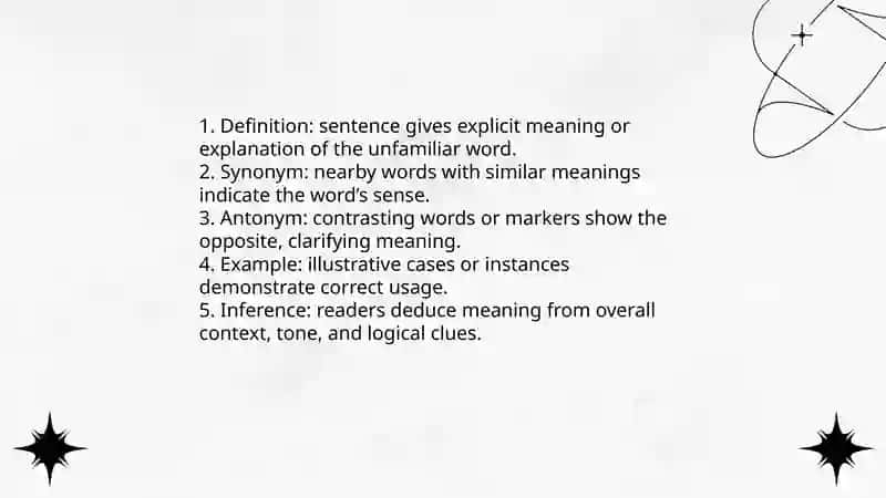 Vocabulary building through context clues 3