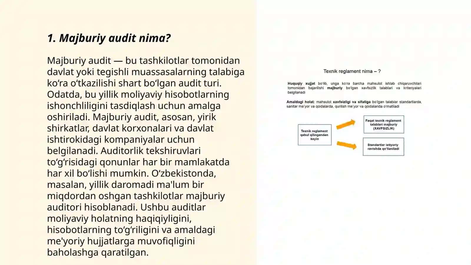 Majburiy audit va tartibga solish 3