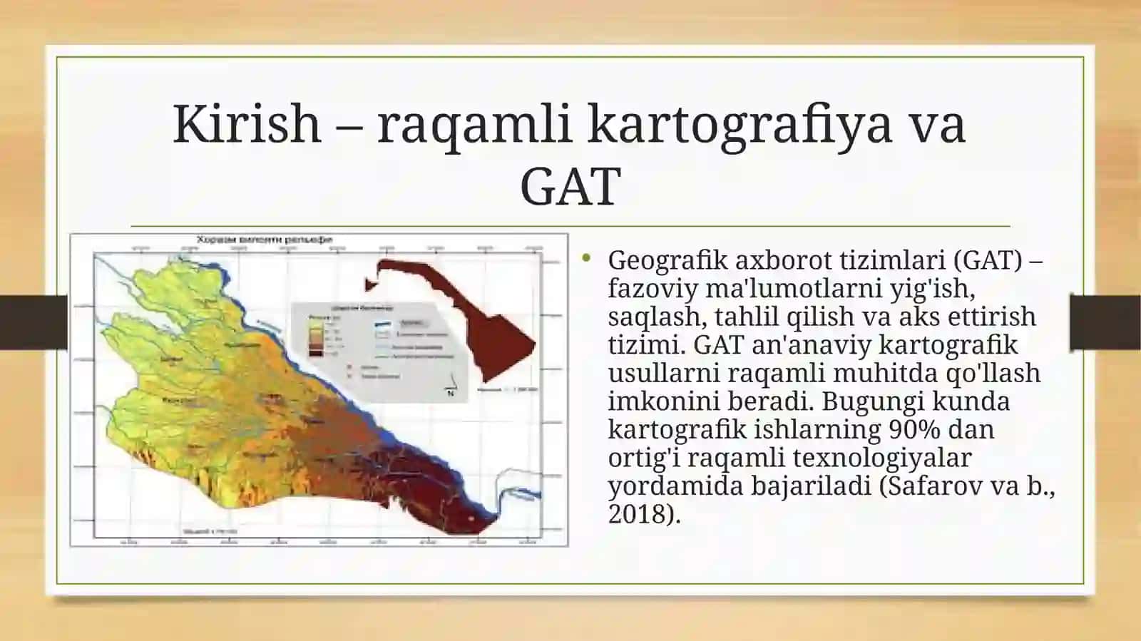 Geografik xaritalar dahodisalarni kartografik tasvirlash usullarini o'rganish 3